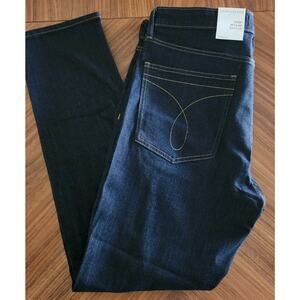 Calvin Klein Men's Skinny Fit Jeans Stretch Denim Dark Wash 36x30" NWT $70